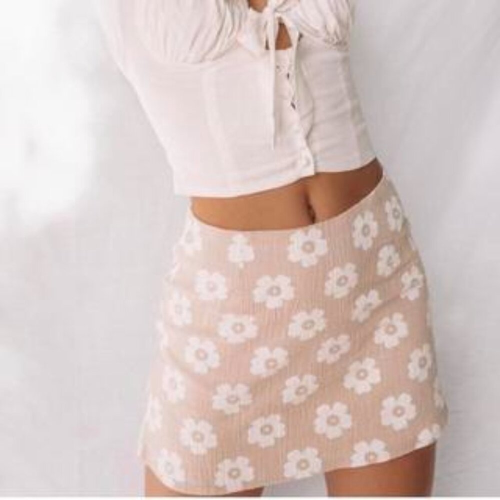 PRINCESS POLLY - FLORAL MINI SKIRT